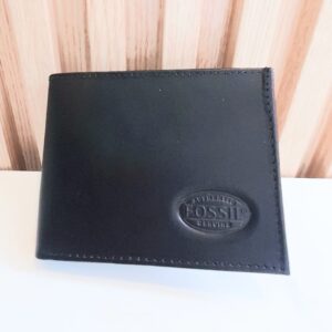 Billetera Fossil Negro