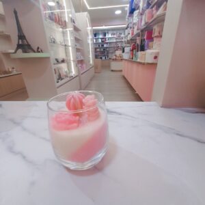 Vela Aromática de dos Colores
