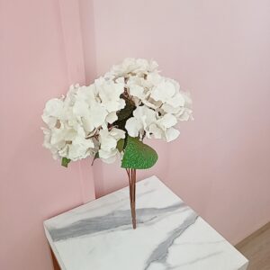 Ramo ortensia blanca