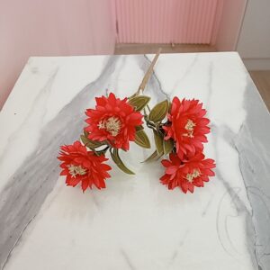 Ramo flores color coral