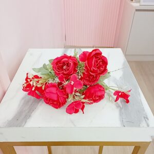 Ramo de Rosas Rojas Artificiales