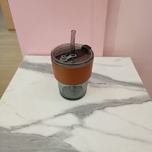 Vaso Cerrado de Vidrio con Sorbete