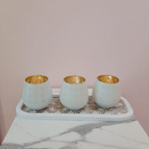 Set de 3 Piezas Doradas