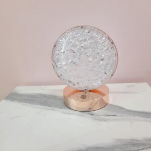 Lampara Circular Dorada