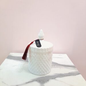 Vela - Vaso Blanco