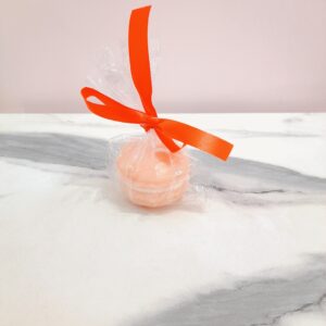 Vela Forma de Galleta Naranja