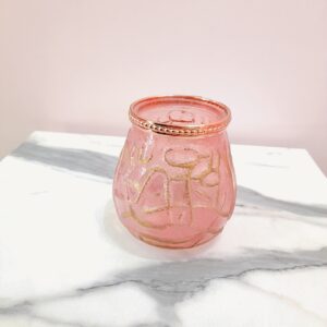 Porta Velas Rosado