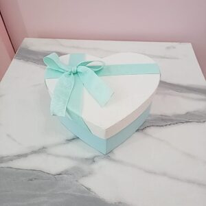 Caja Corazón - Menta y Blanca Peq