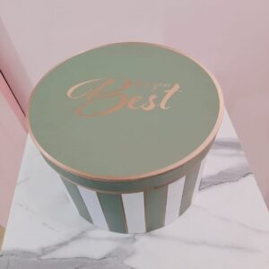 Caja Circular Verde