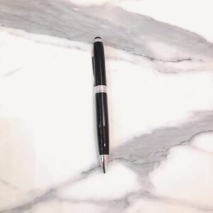 Esfero negro brillante para celular