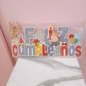 Letrero Feliz Cumpleaños