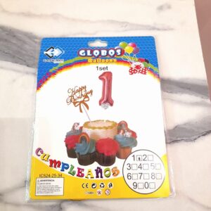 Globo Dorado con Soporte # 1