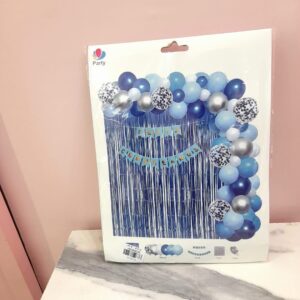 Paquete de globos azul