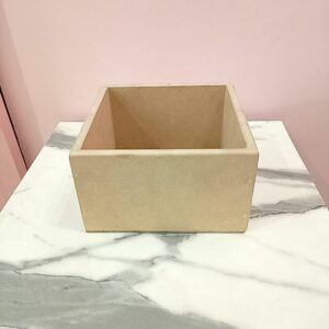 Caja de Madera Cuadrada Peq