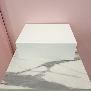 Caja de Madera Blanca