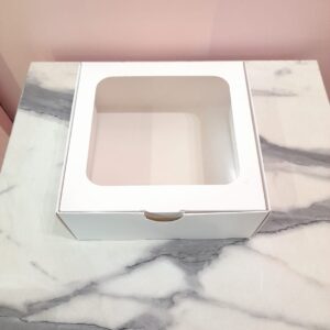 Caja blanca para galletas