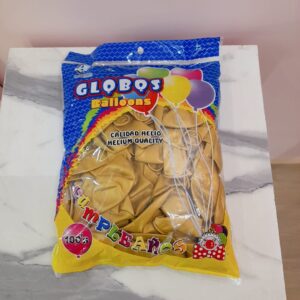 Paquete de Globos Dorados