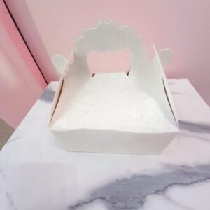 Caja Blanca Brillosa