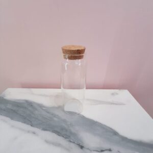 Frasco de vidrio - tapa corcho