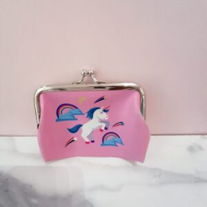 Monedero Unicornio Rosado