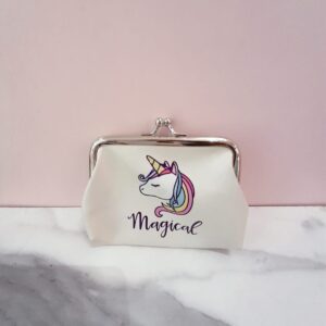 Monedero Unicornio Blanco