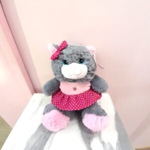 Gatita con Vestido Rosa 22cm