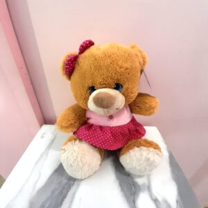Osita Con Vestido Rosa 22cm
