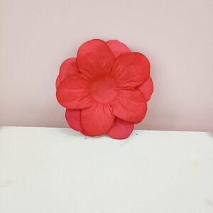 Flor Roja de Papel
