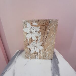 Funda de Regalo Cafe Con Flores