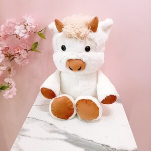 Peluche vaca blanca