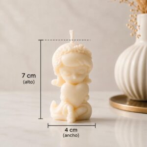 Velas muñeca con corazón