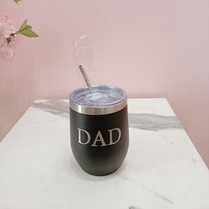 Tumbler negro grabado DAD