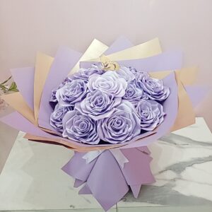 Ramo de rosas lavanda