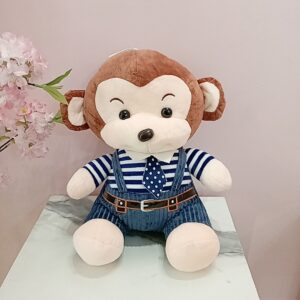 Peluche mono con corbata