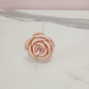 Vela rosa pequeña c/u