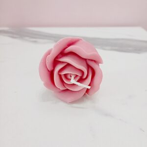 Vela de rosa curva para arreglo