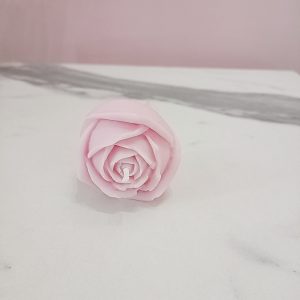 Vela rosa cerrada peq. para arreglo